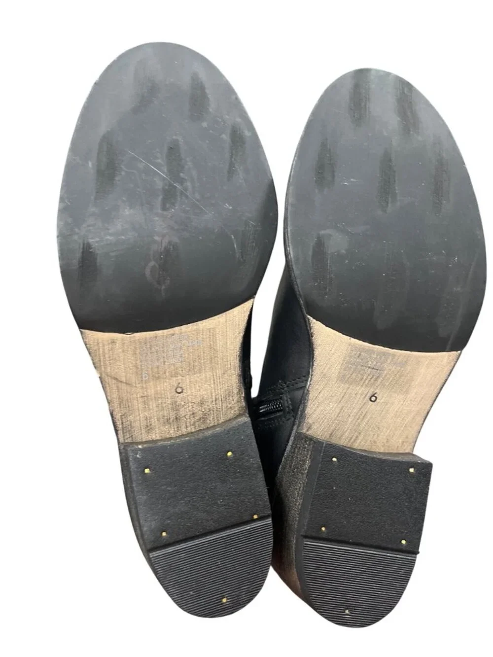 Seychelles wms black leather below knee equestrian riding boots sz 6 SKU 10-676